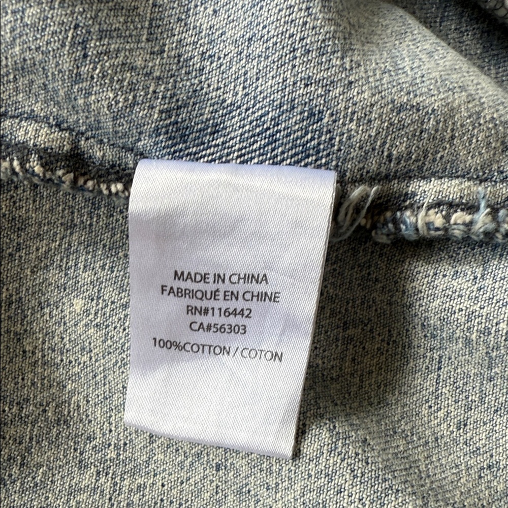 Empyre Denim Jacket Size M – Vintage Wash Blue Jean - Picture 5 of 5